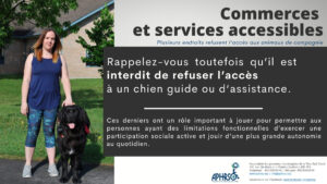 Commerces et services acessibles