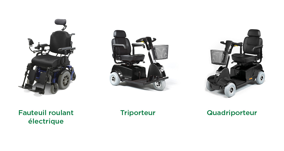 MTQ – Règles de circulation – fauteuil roulant électrique, triporteur, quadriporteur