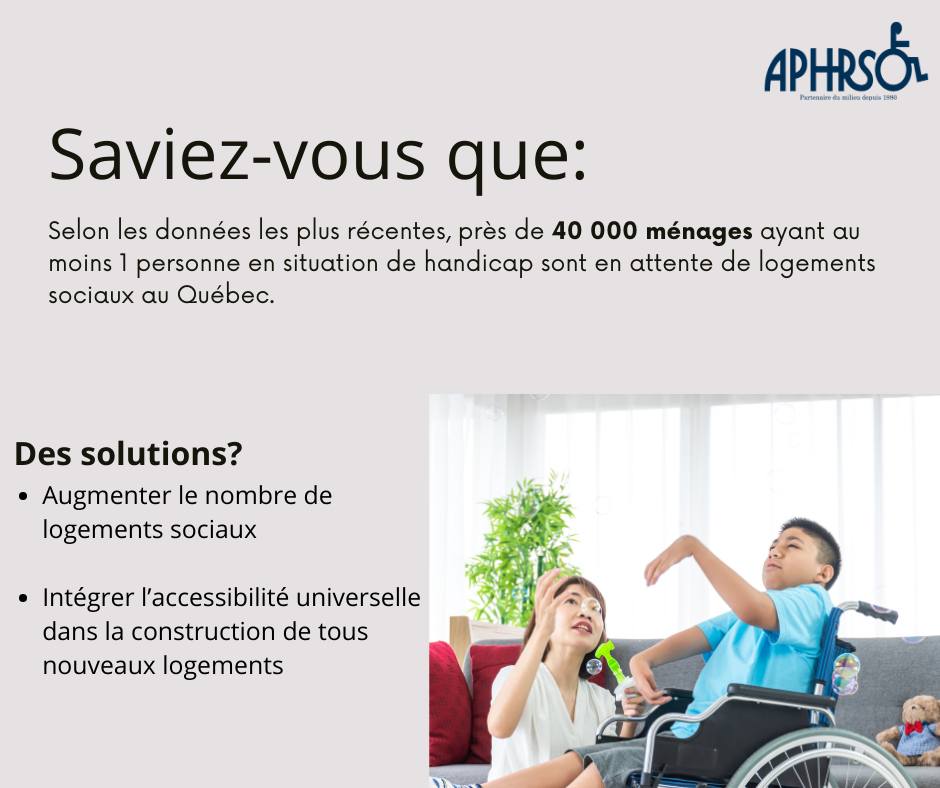 SQPH – La crise du logement pour les personnes handicapées
