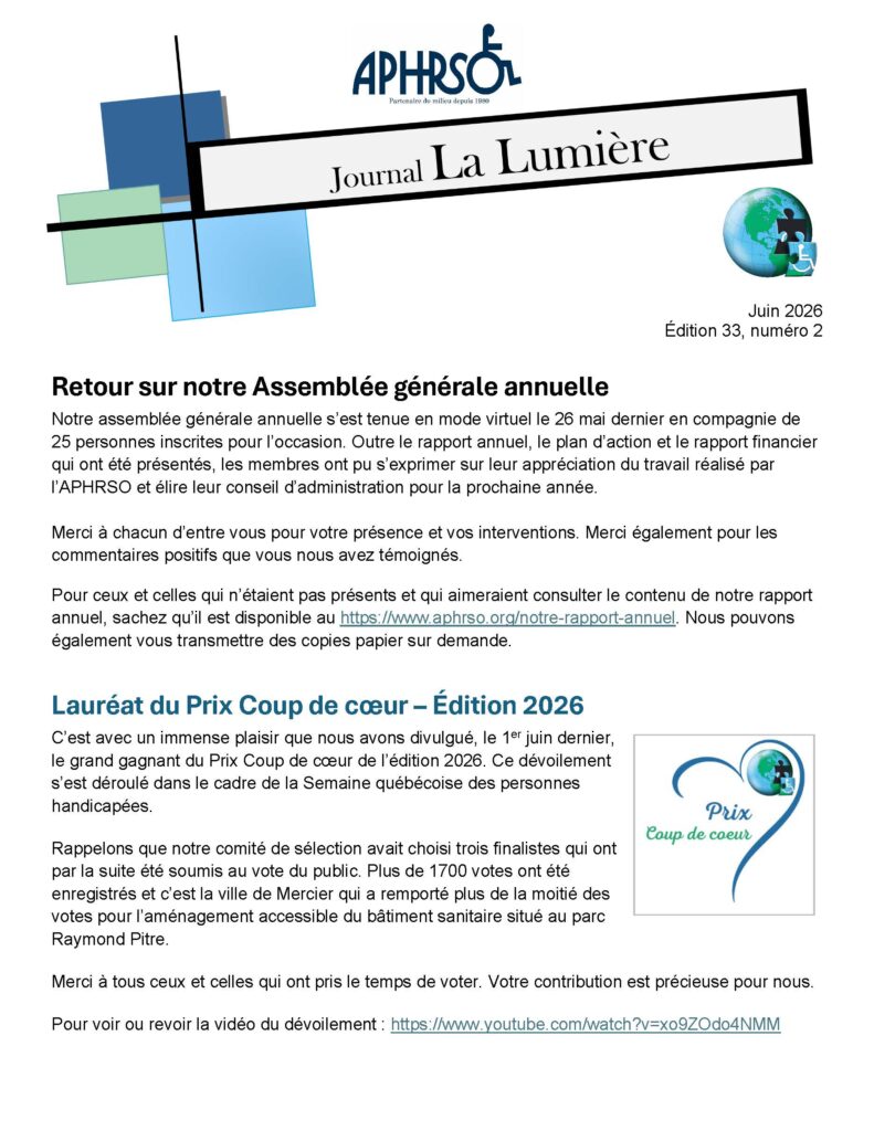 page couverture du journal-juin 2026